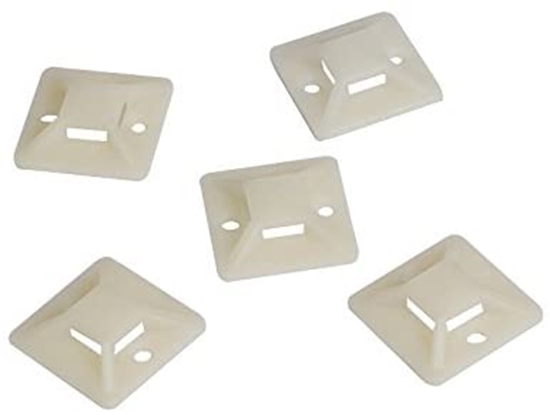 Picture of Cable Tie Mounts 20x20 mm | KAB0042 | Self-adhesive, for cable ties
