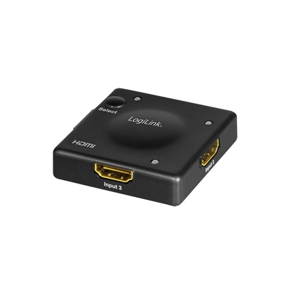 Picture of LogiLink Switch HDMI 3x1-Port, 1080p/60Hz, Mini, HDCP, CEC