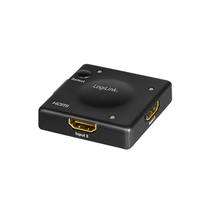 Picture of Logilink Switch HDMI 3x1-Port, 1080p/60Hz, Mini, HDCP, CEC