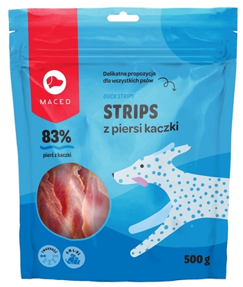 Picture of MACED Duck strips - Dog treat - 500g