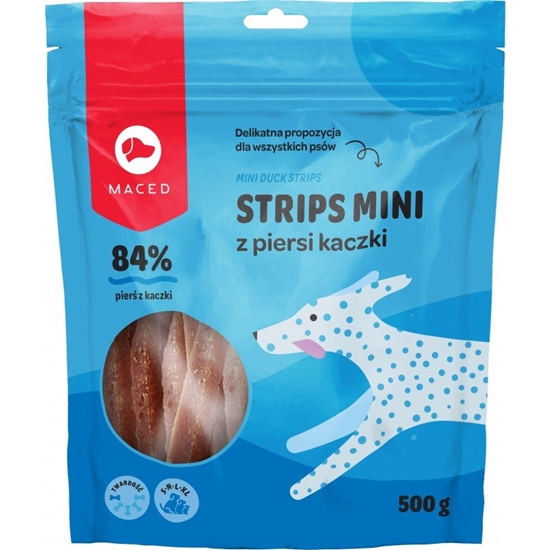 Изображение MACED Mini ducks strips - Dog treat - 500g