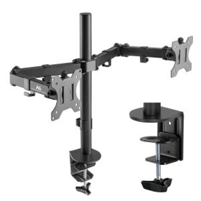 Picture of Maclean MC-884 monitor mount / stand 81.3 cm (32") Black Desk