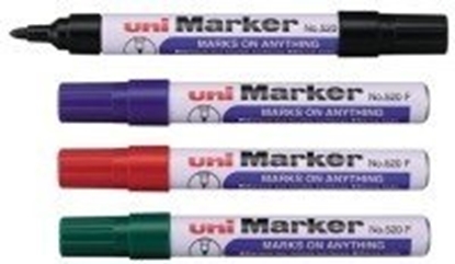 Picture of Marker permanent Uni N 520 F, 1-3 mm, round head, green 1213-108