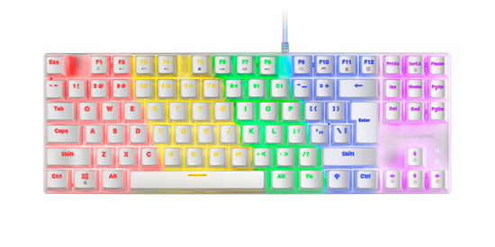 Изображение Mars Gaming MK80 Gaming Mechanical Keyboard RGB / Brown Switch / US
