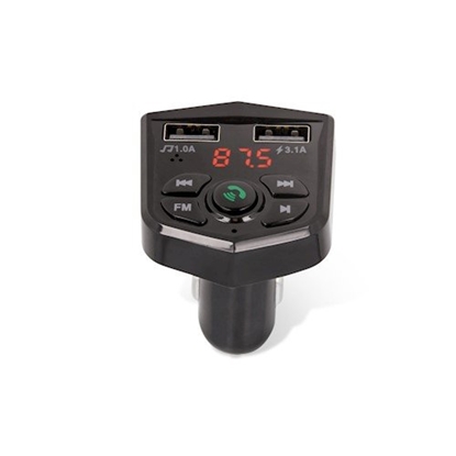 Picture of Maxlife MXFT-02 Bluetooth + EDR FM Transmitter For Car Radio / MIC / MicroSD / + Charger 2x USB