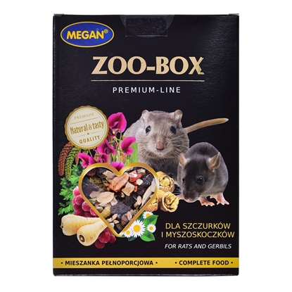 Attēls no MEGAN Zoo-Box - Food for rats and gerbils - 550 g