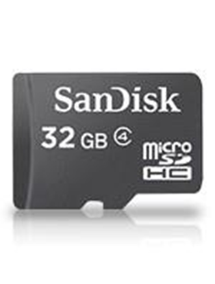 Изображение MEMORY MICRO SDHC 32GB CLASS4/SDSDQM-032G-B35 SANDISK