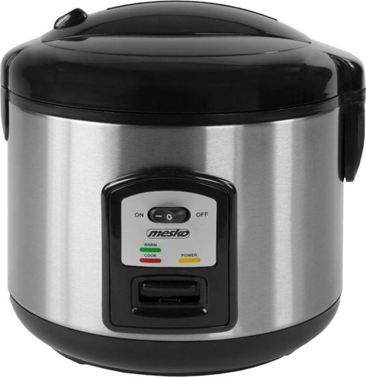 Picture of Mesko | Rice cooker | MS 6411 | 1000 W | 1.5 L | Black/Stainless steel