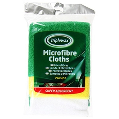 Picture of Mikrošķiedras salvetes Triplewax 3gab.