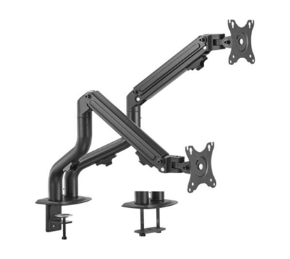 Picture of Monitora stiprinājums Gembird Adjustable Desk 2-display Mounting Arm (Tilting), 17”-32”