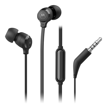 Изображение Motorola Headphones Earbuds 3-S Built-in microphone, In-ear, 3.5 mm plug, Black