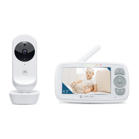 Изображение Motorola VM34 video baby monitor 300 m FHSS White