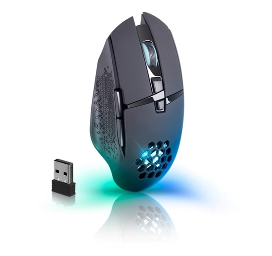Picture of MOUSE DEFENDER GM-514 GLORY OPTIC RF RGB 3200dpi 7P BLACK