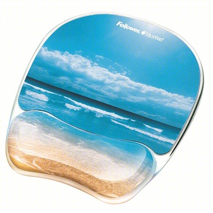 Picture of MOUSE PAD PHOTO GEL/SANDY BEACH 9179301 FELLOWES