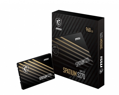 Picture of MSI SPATIUM S270 SATA 2.5 240GB internal solid state drive 2.5" Serial ATA III 3D NAND