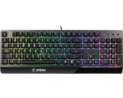 Attēls no MSI Vigor GK30 Gaming Keyboard, US Layout, Wired, Black