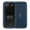 Изображение Nokia | 2660 Flip | Blue | 2.8 " | TFT LCD | 240 x 320 | Unisoc | 0.128 GB | Dual SIM | Nano-SIM | Yes | Main camera 0.3 MP | Secondary camera  MP | 1450  mAh | Bluetooth | 4.2