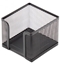 Изображение Note paper box Forpus , 9.5x9.5cm, black, perforated metal 1005-008