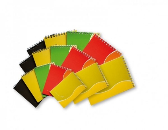 Picture of Notebook with a spiral SMLT, A7, 50 sheets , squared