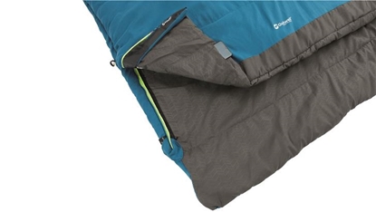 Picture of Outwell Celebration Lux Double Sleeping Bag 225 x 140 cm  2 way open - auto lock, L-shape