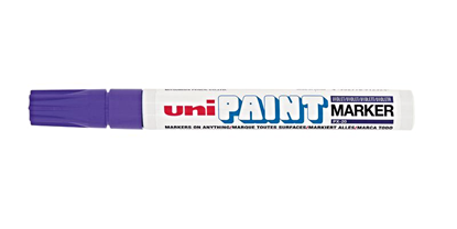 Attēls no Paint Marker Uni PX-20, 2.2-2.8 mm, Bullet tip, violetinis 1214-014