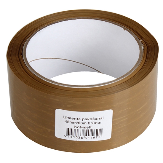 Picture of Pakošanas līmlenta 48mm*66m, brūna, hot-melt