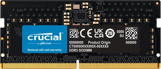 Picture of Crucial DDR5-5200            8GB SODIMM CL42 (16Gbit)
