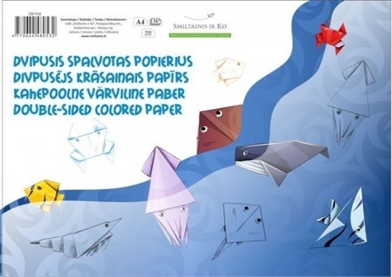 Изображение Paper SMLT color, A4, 80 g, double-sided, glued (16) 0708-303