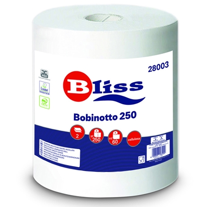Attēls no Papīra dvieļi Bulkysoft Bliss Bobinotto 250 loksn.,2-k.