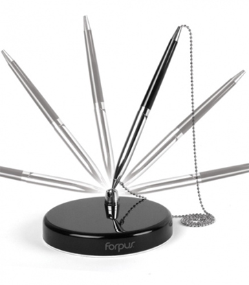 Picture of Pen Table-Pen Forpus 0.7mm,Black, with Chain 1207-009