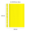 Picture of AD Class Perforated A4 Report File 00/150 yellow 25pcs./pack.