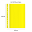 Picture of AD Class Perforated A4 Report File 00/150 yellow 25pcs./pack.