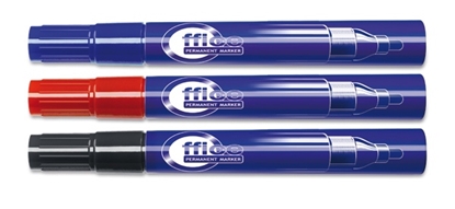 Picture of Permanent marker Forpus, 1-5 mm, Bullet tip, Red 1213-003