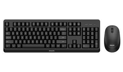 Attēls no Philips 3000 series SPT6307BL/00 keyboard Mouse included RF Wireless Black