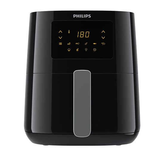 Изображение Philips Essential HD9252/70 fryer Single 4.1 L Stand-alone 1400 W Hot air fryer Black, Silver