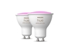 Picture of Philips Hue White and colour ambience GU10 – smart spotlight – (2-pack)