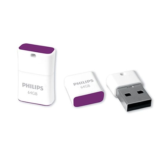 Picture of Philips USB 2.0             64GB Pico Edition Magic Purple