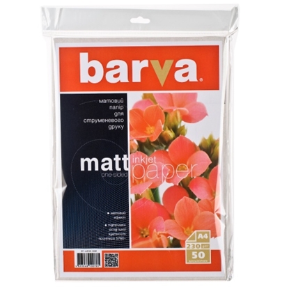 Изображение Photo paper Barva Mate 230 g/m², A4, 50 sheets
