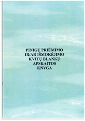 Изображение Pinigų priėmimo ir /ar išmokėjimo kvitų blankų apskaitos knyga (48 l.) 0720-101