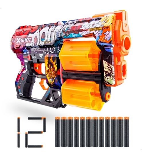 Picture of Pistole ar 12 porol. šautriņam līdz 27 m X-Shot Skins ZURU 8 g+ CB46922