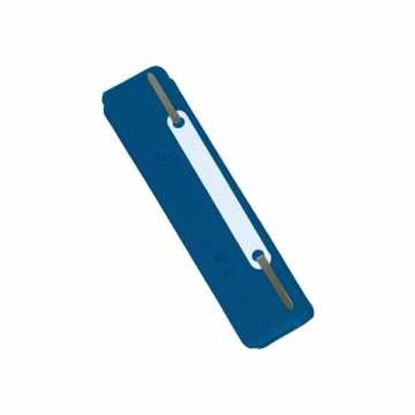 Picture of Project File binding clip, Blue (25vnt.) 0824-002