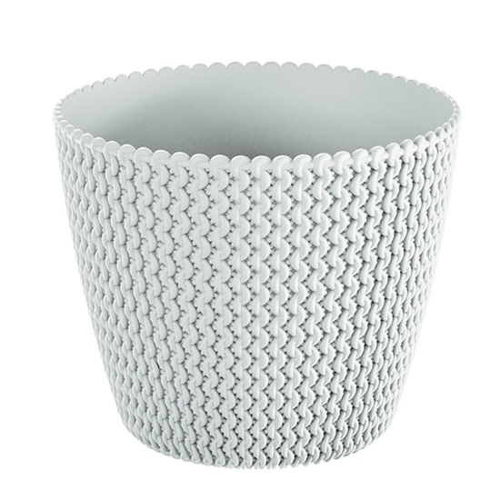 Picture of Puķu pods Splofy d13x10.8cm balts