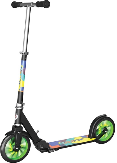 Изображение Razor A5 Lux Light-Up Kids Classic scooter Green, Multicolour