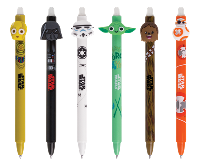 Изображение Retractable erasable pen Colorino Disney Star Wars