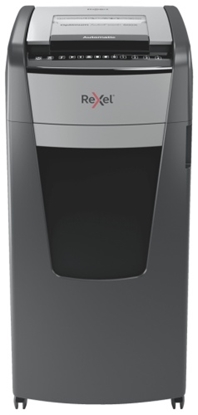 Attēls no Rexel Optimum AutoFeed+ 600X Paper Shredder Cross shredding 4x36mm P-4 110L, 55 dB, Pilka/Juoda