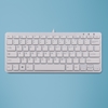 Picture of R-Go Tools Compact R-Go ergonomic keyboard, QWERTY (US), wired, white