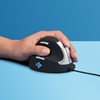 Picture of R-Go Tools HE Mouse R-Go HE ergonomic mouse, medium, left, wired