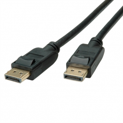 Attēls no ROLINE DisplayPort Cable, v1.4, DP-DP, M/M, black, 2.0 m