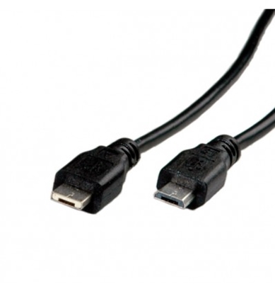 Attēls no ROLINE USB 2.0 Cable, Micro USB A M - Micro USB B M 1.8 m