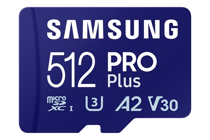 Attēls no Atmiņas karte Samsung Pro Plus microSD 512GB ar SD adapteri (2023)